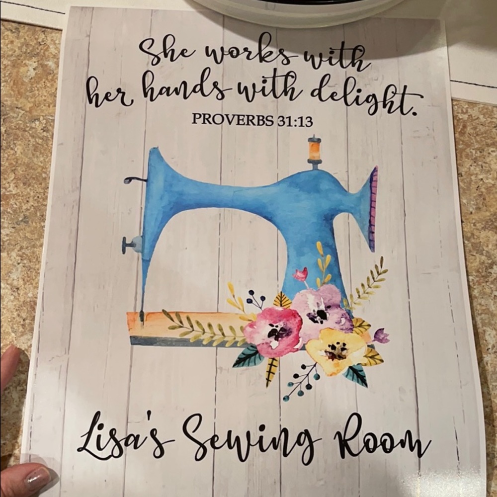 🪡 Lisa’s Sewing Room Print 11x14 🧵